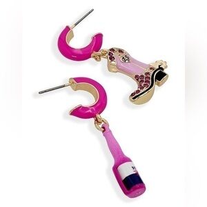 BETSEY JOHNSON Cowgirl Boot Mismatched Earrings